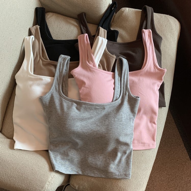 【tops】カップ付きキャミソール　M29525