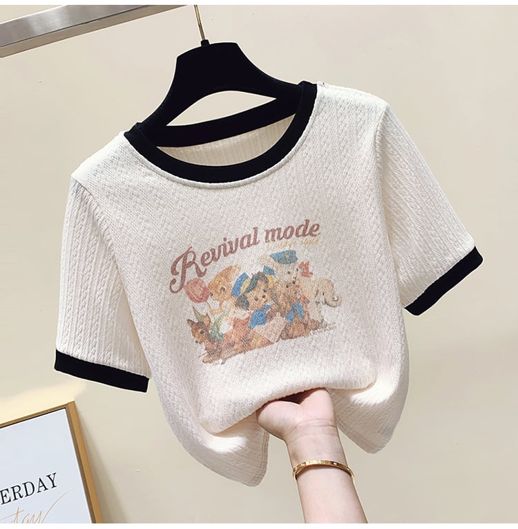 【tops】カートゥーンTシャツG20197