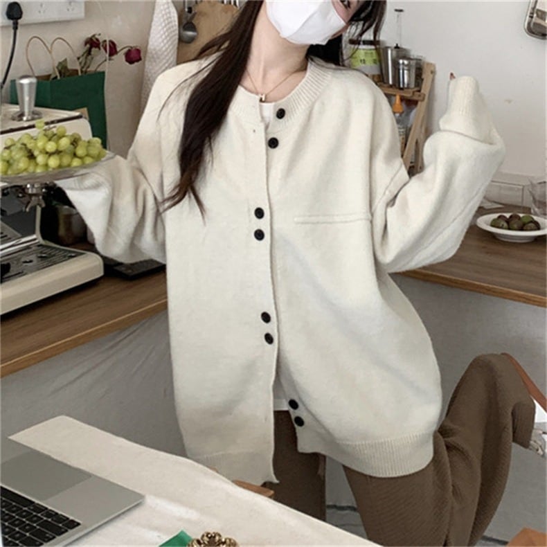 【outer】ニットカーデ　M25666