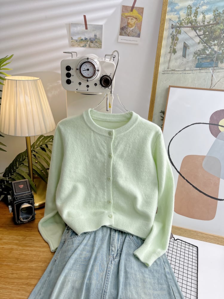 【outer】ニットカーデ　M25407