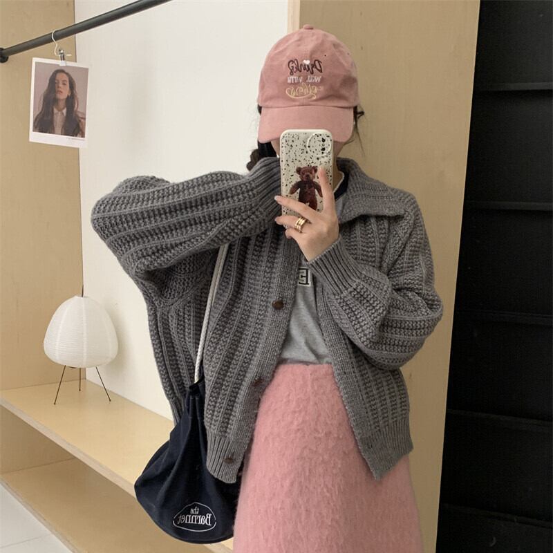 【outer】ニットカーデ　M27151