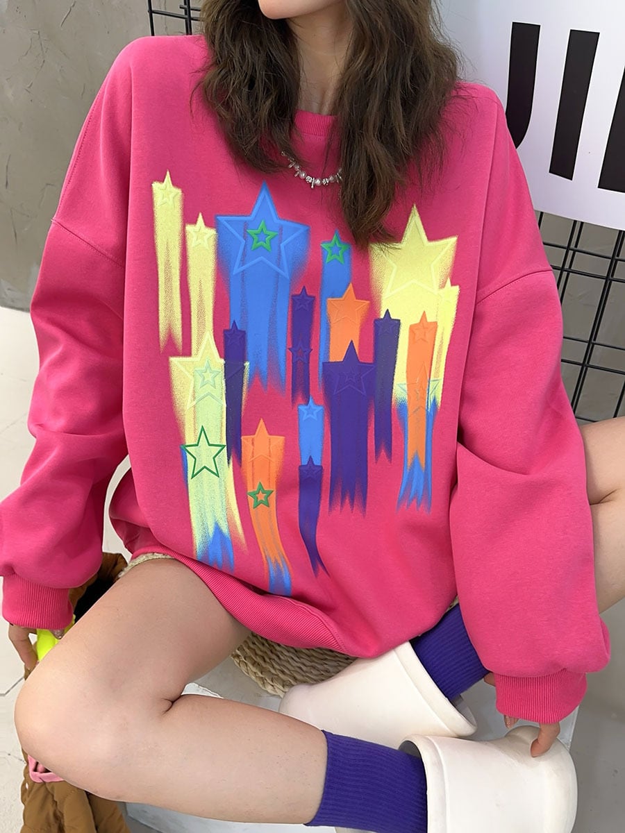【tops】プリントプルオーバー　M25408
