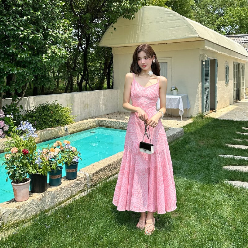 【dress】プリントキャミワンピース　M25043