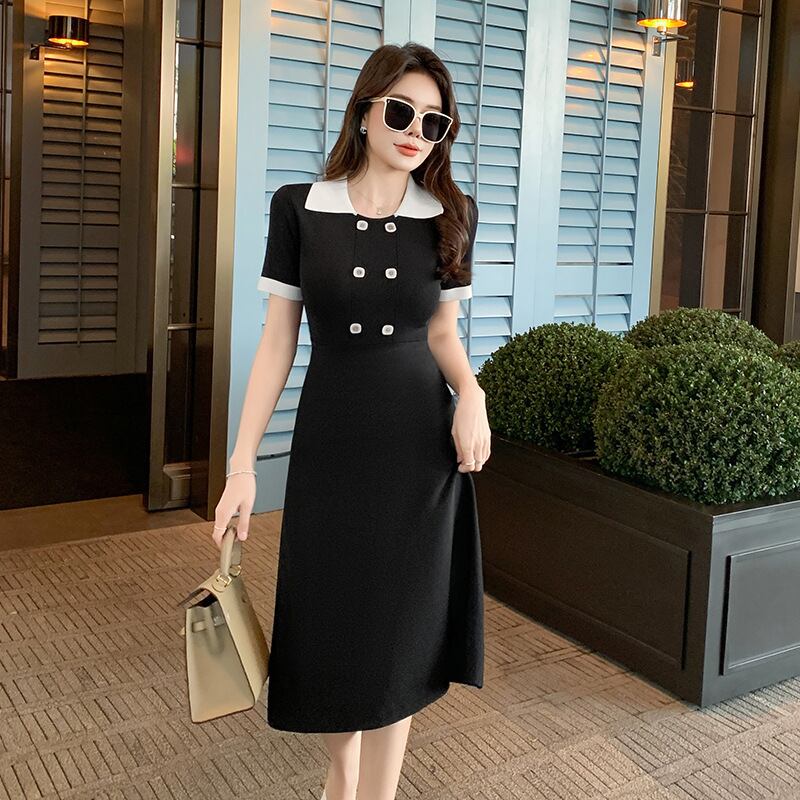 【dress】薄手ニットワンピース　M29745