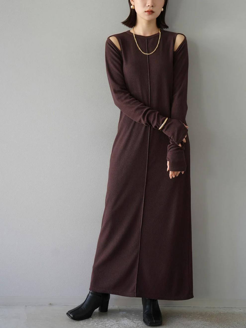 【dress】オフショルダーワンピース　M26626