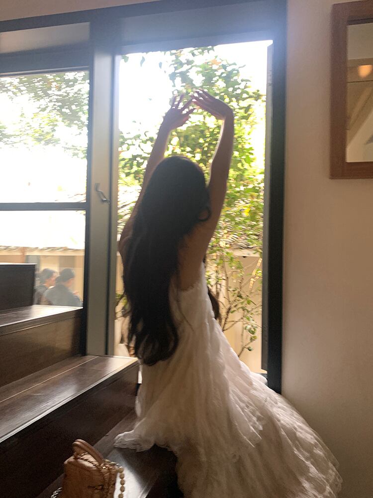 【dress】Vネックロングワンピース G20465