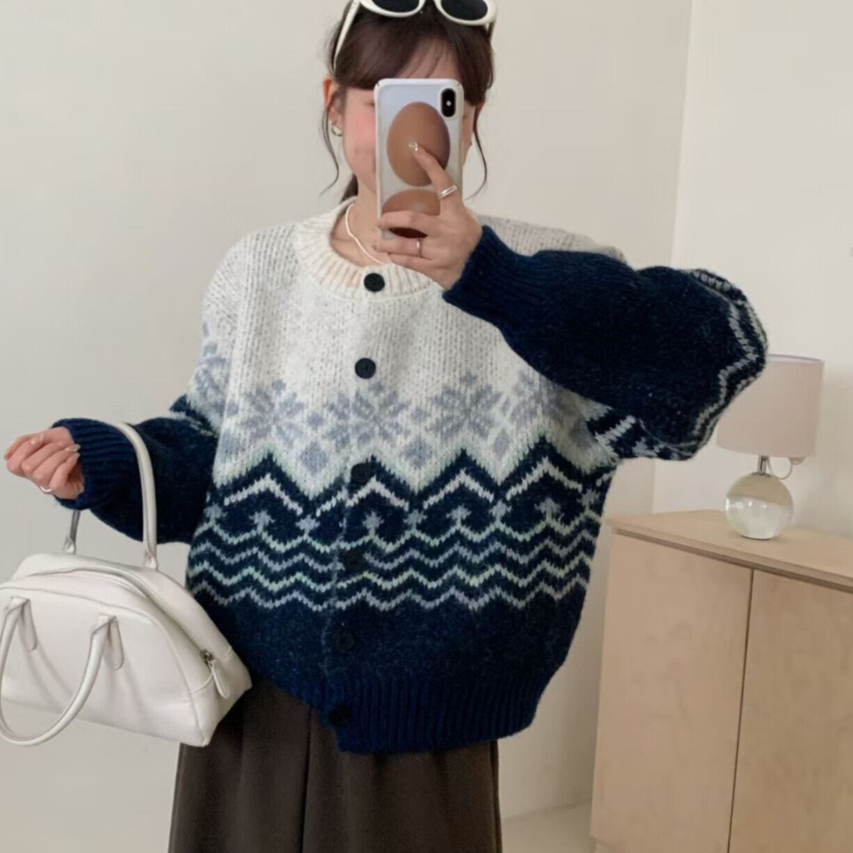 【outer】ニットカーデ　M29024