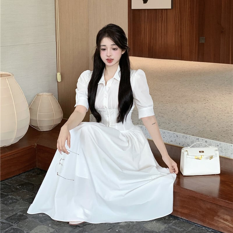 【dress】シャツワンピース　M24668