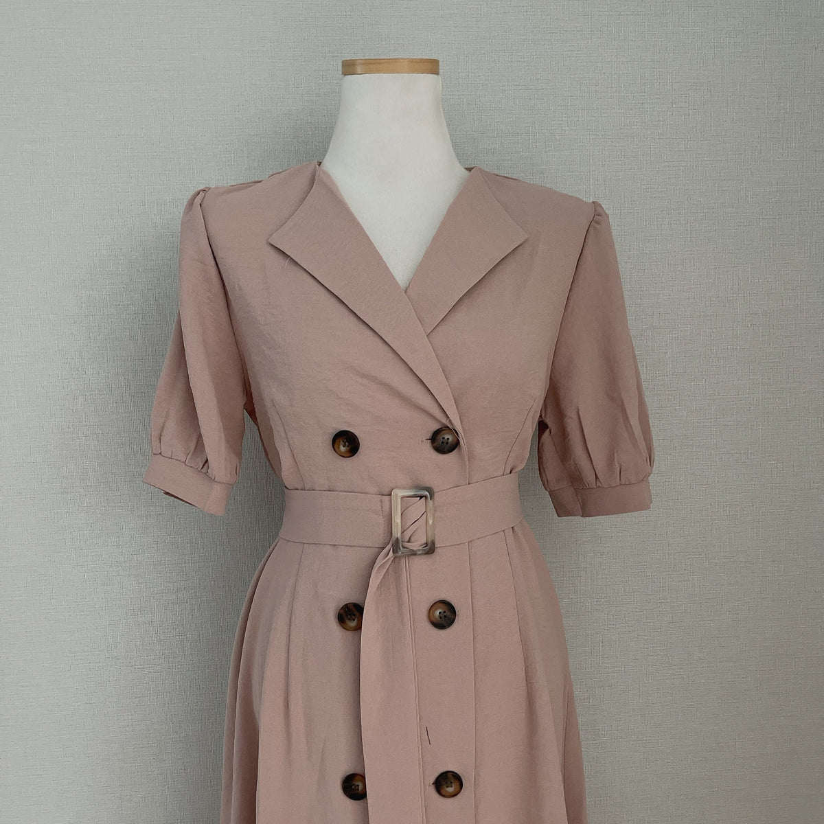 【dress】ダブルボタンワンピース　M23985
