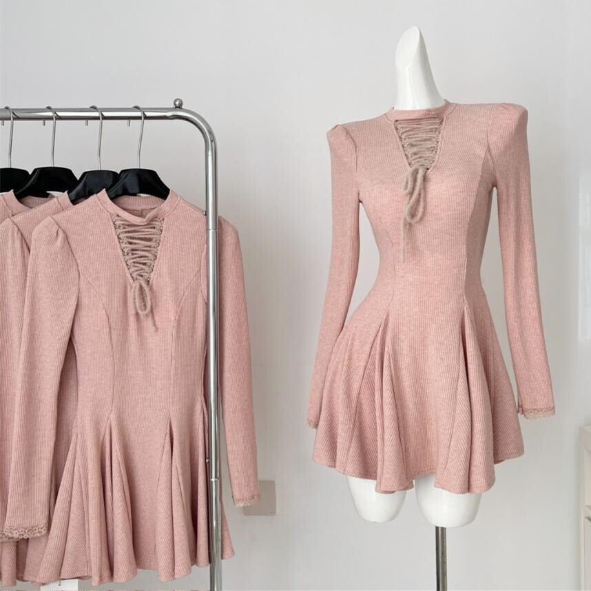 【dress】ニットワンピース　M28347