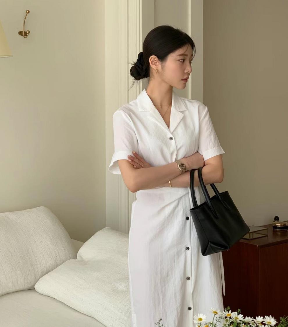 【dress】レトロシャツワンピース G20072