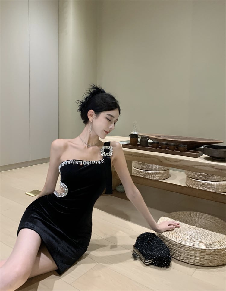 【dress】ビジューワンピース　M24967