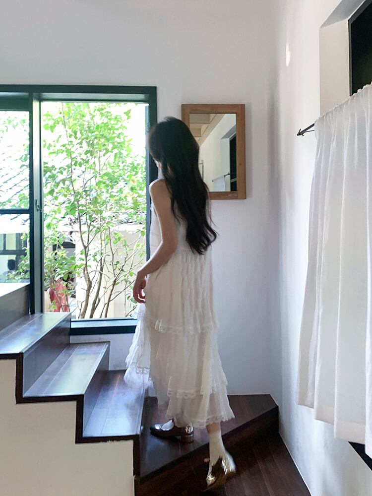 【dress】Vネックロングワンピース G20465