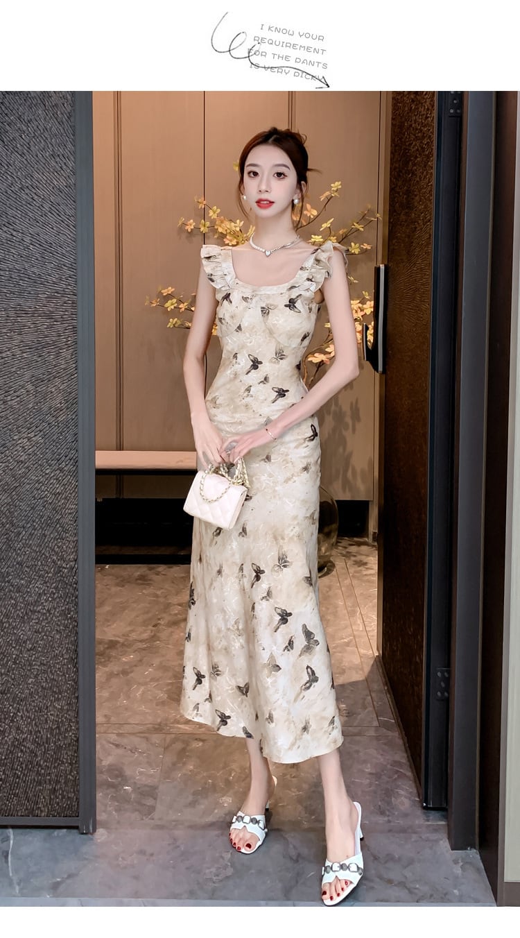 【dress】プリントキャミワンピース　M23963