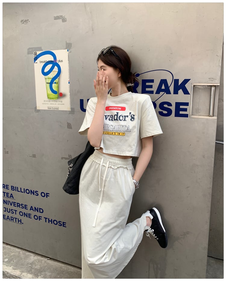 【set】Tシャツ×スカートセット　M24649