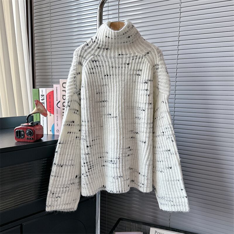 【tops】ハイネックニットセーター　M18882