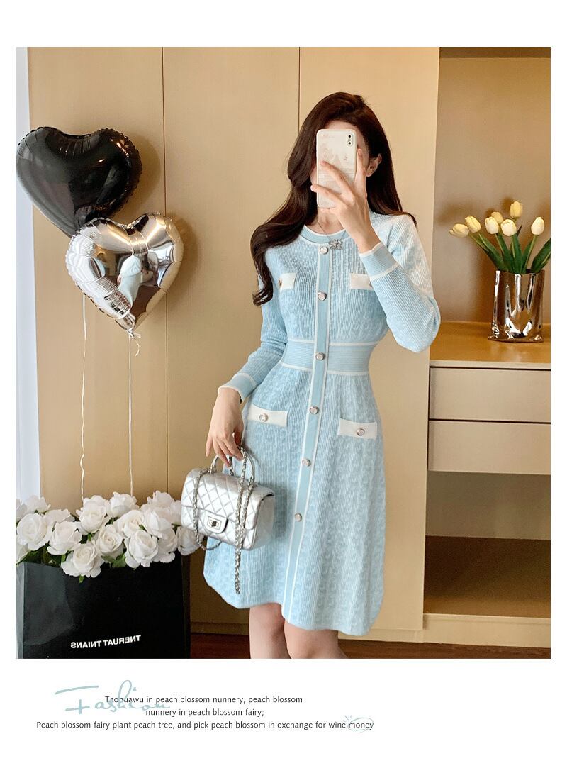 【dress】ニットワンピース　M28393
