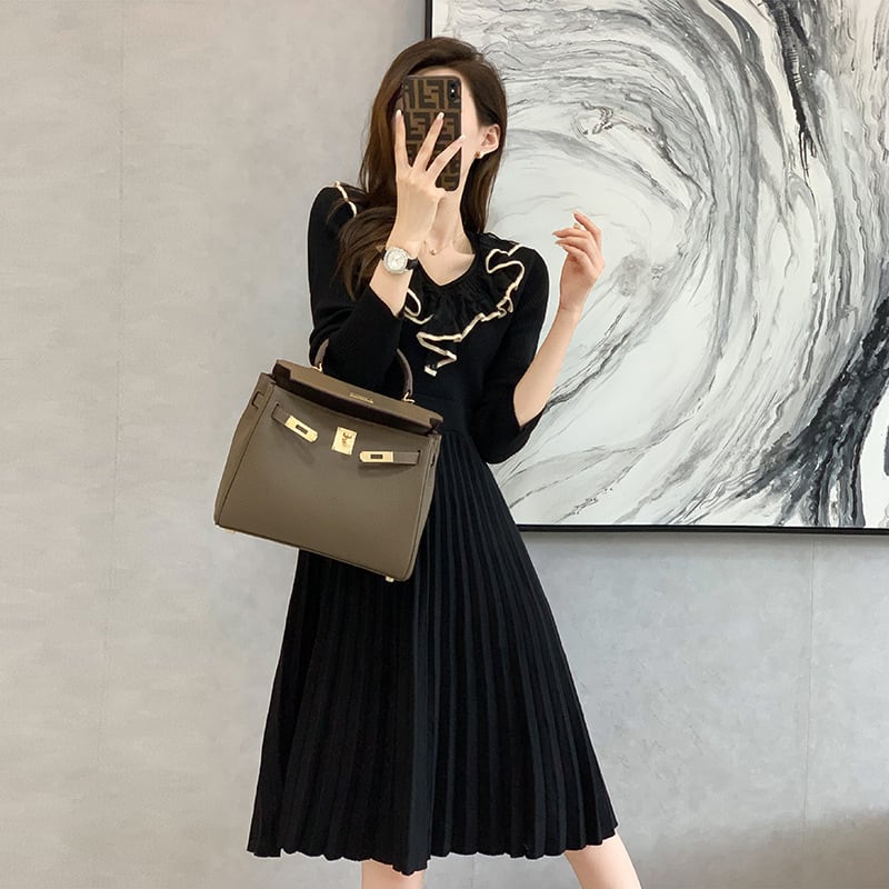 【dress】ニットワンピース　M25500