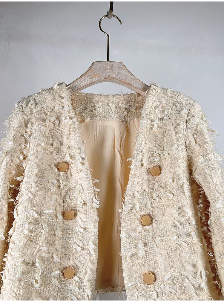 【outer】ツイードショートジャケット　M28406