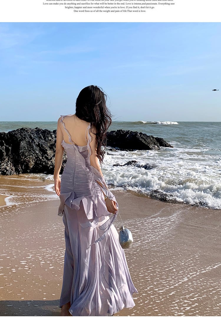 【dress】フリルキャミワンピース　M25287
