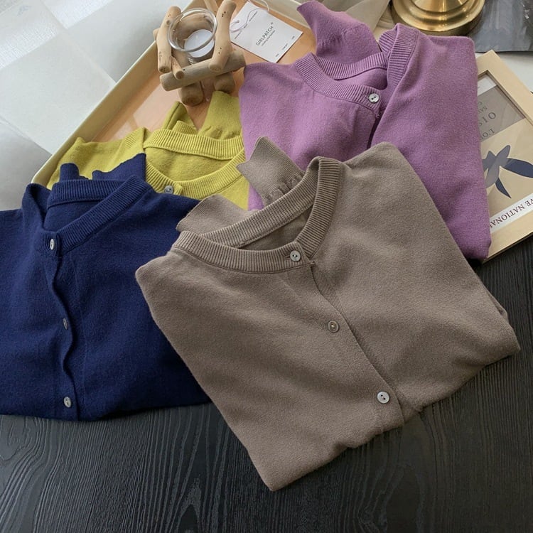 【outer】ニットカーデ　M29425
