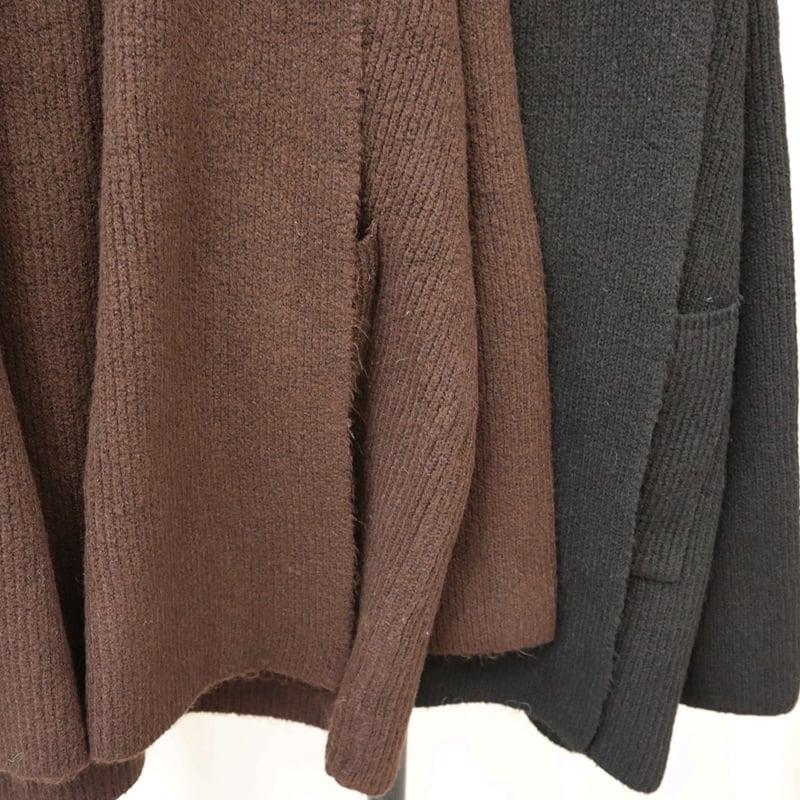 【outer】Vネックニットカーデ　M27589