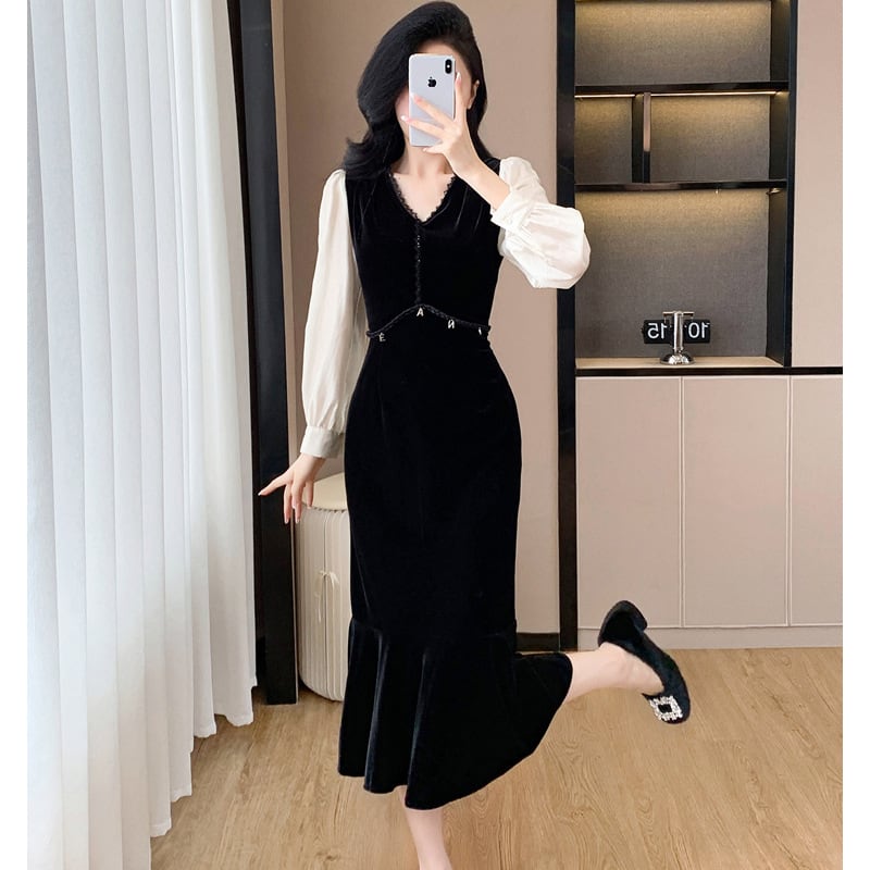 【dress】ドッキングデートワンピース　M26196