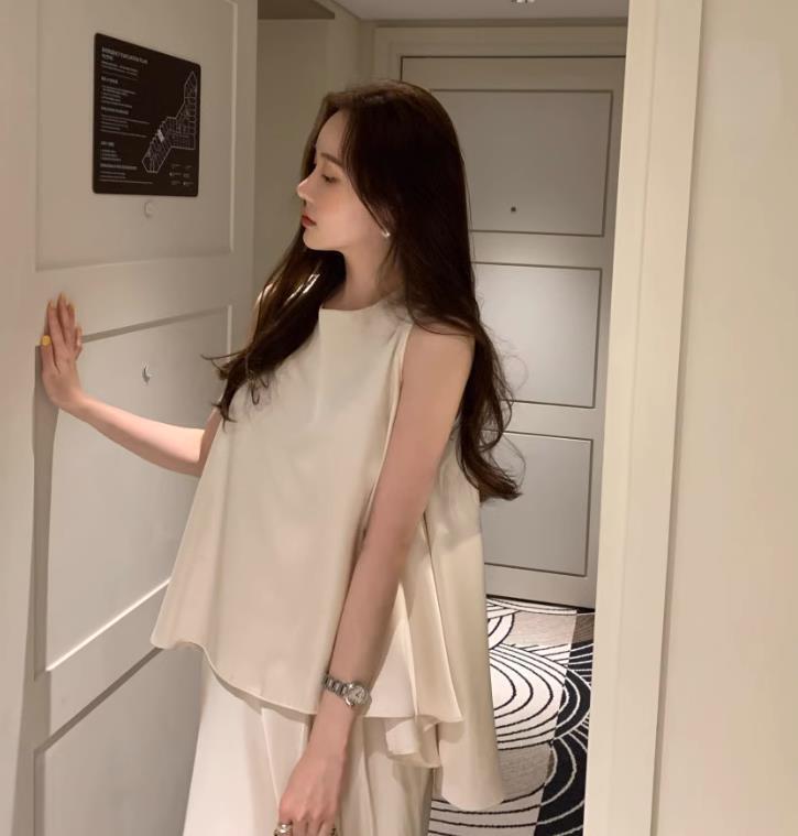 【set】イレギュラータンクトップ+スカート２点セットF7417