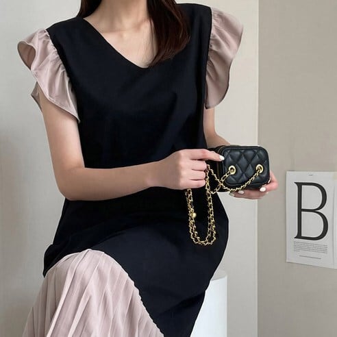 【dress】切り替えワンピース　M24702