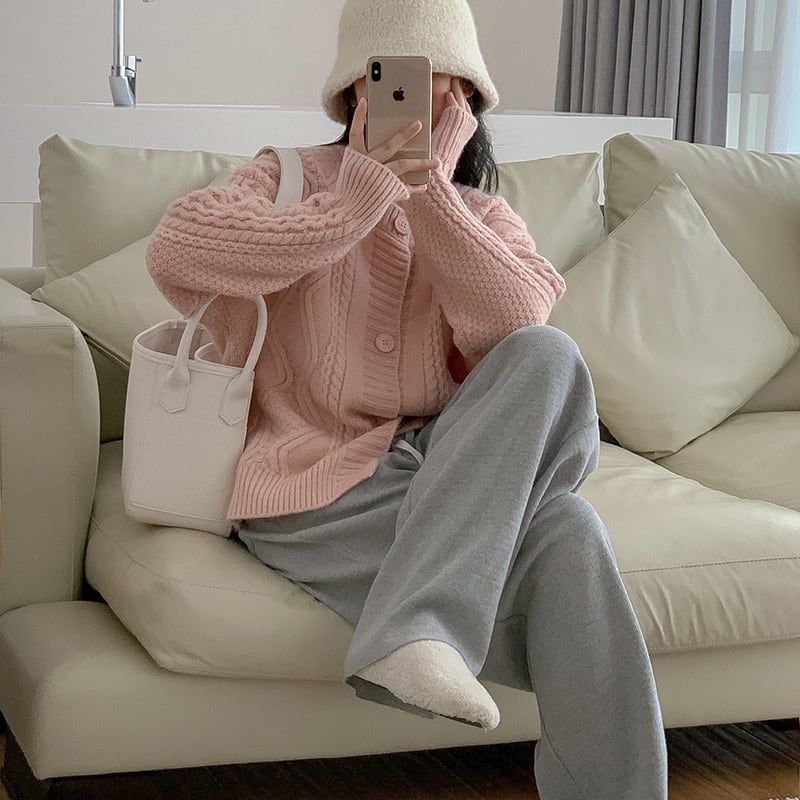 【outer】ニットカーデ　M25525
