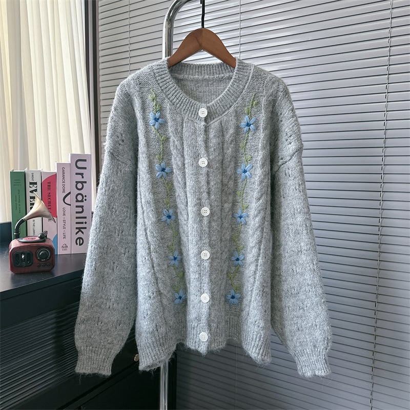 【outer】ニットカーデ　M25645