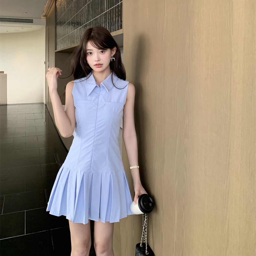 【dress】ノースリーブミニワンピース　N3549