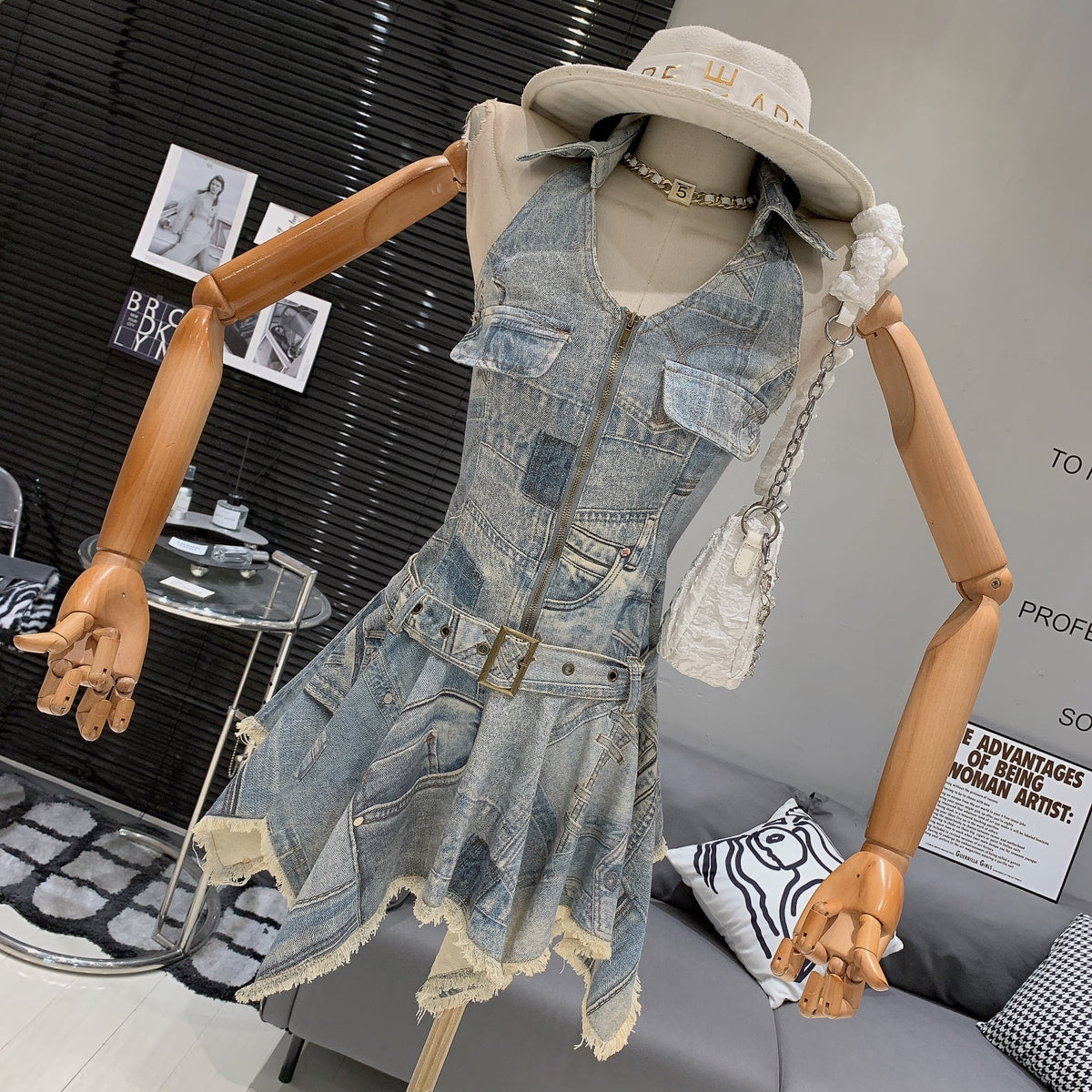 【dress】不規則 イレギュラーワンピース　M25017