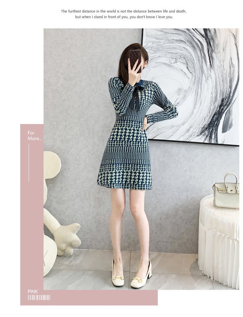 【dress】ジャカードワンピース　M25510