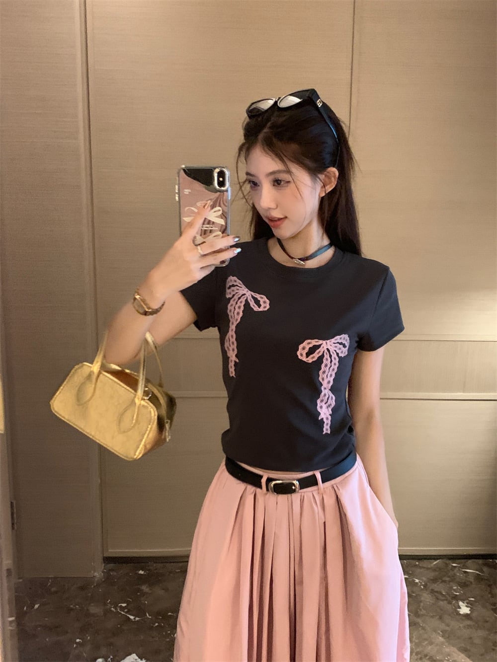 【set】Tシャツ×スカートセット　M24864