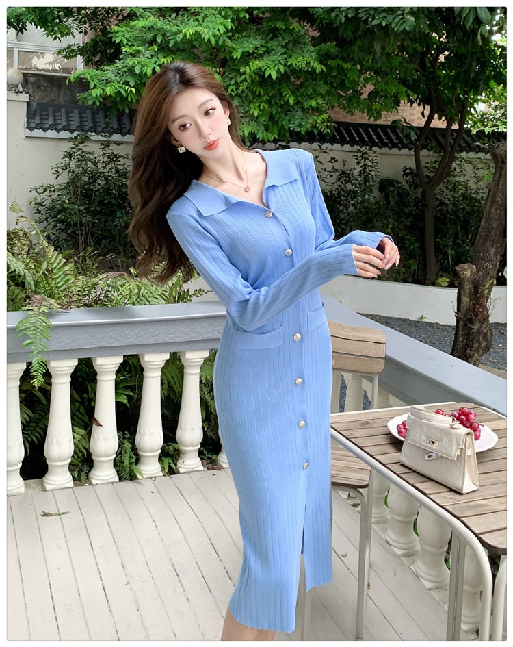 【dress】ニットワンピース　M25802