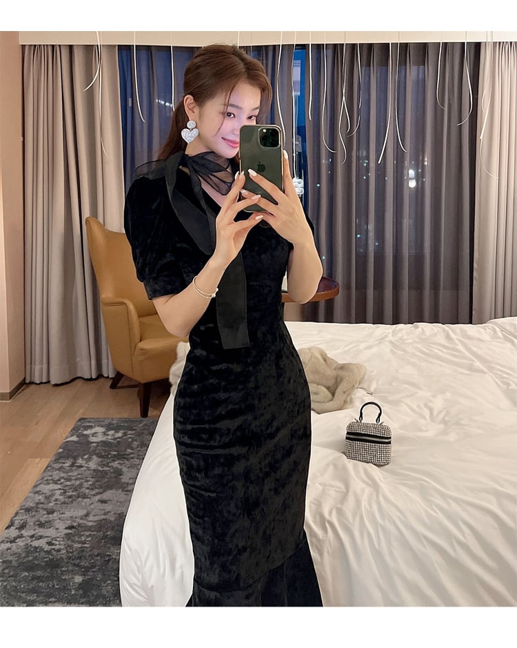 【dress】マーメイドワンピース　M24813