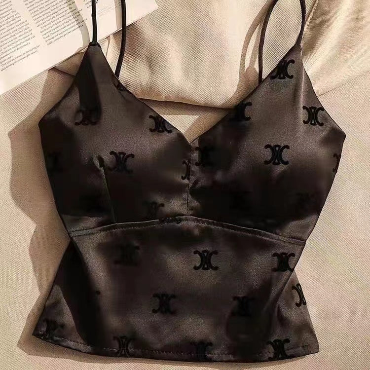 【tops】カップ付きインナーキャミソール F7568