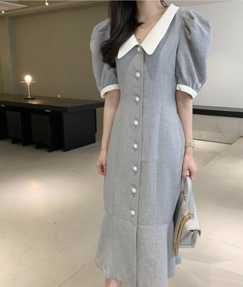 【dress】マーメイドワンピース　M24748