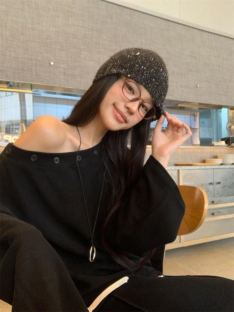 【set】オフショルダープルオーバー×スカートセット　M27062