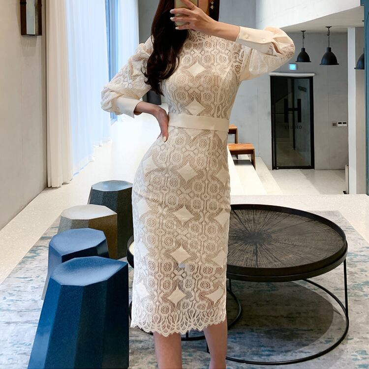 【dress】レースワンピース　M17108