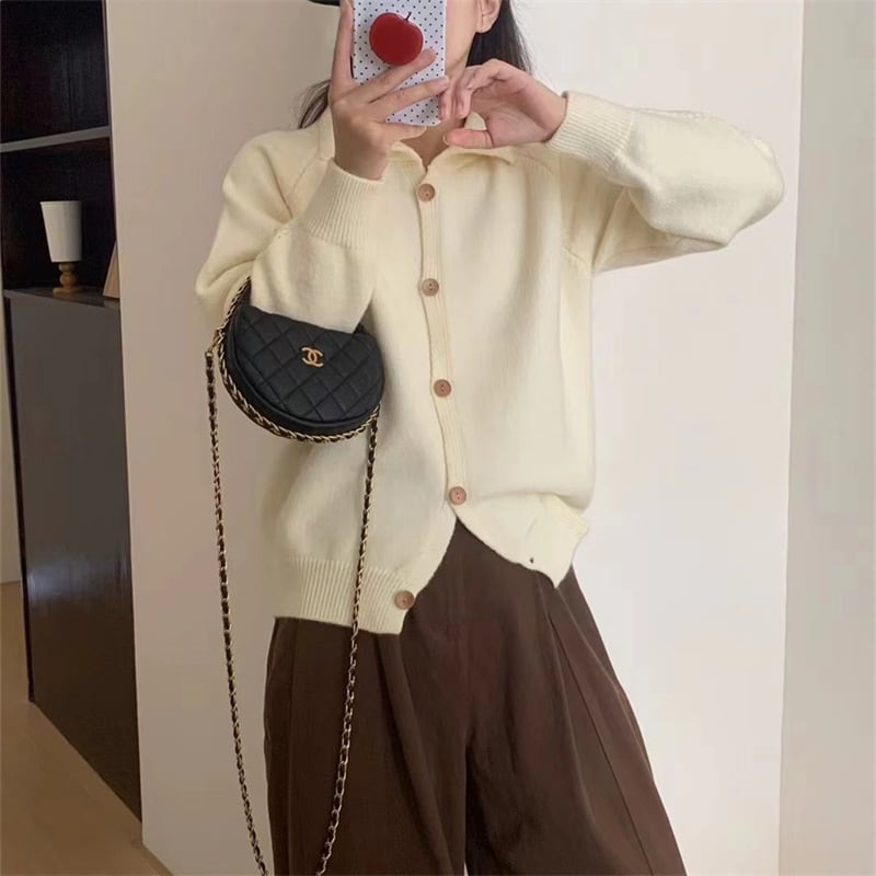 【outer】ニットカーデ　M25611