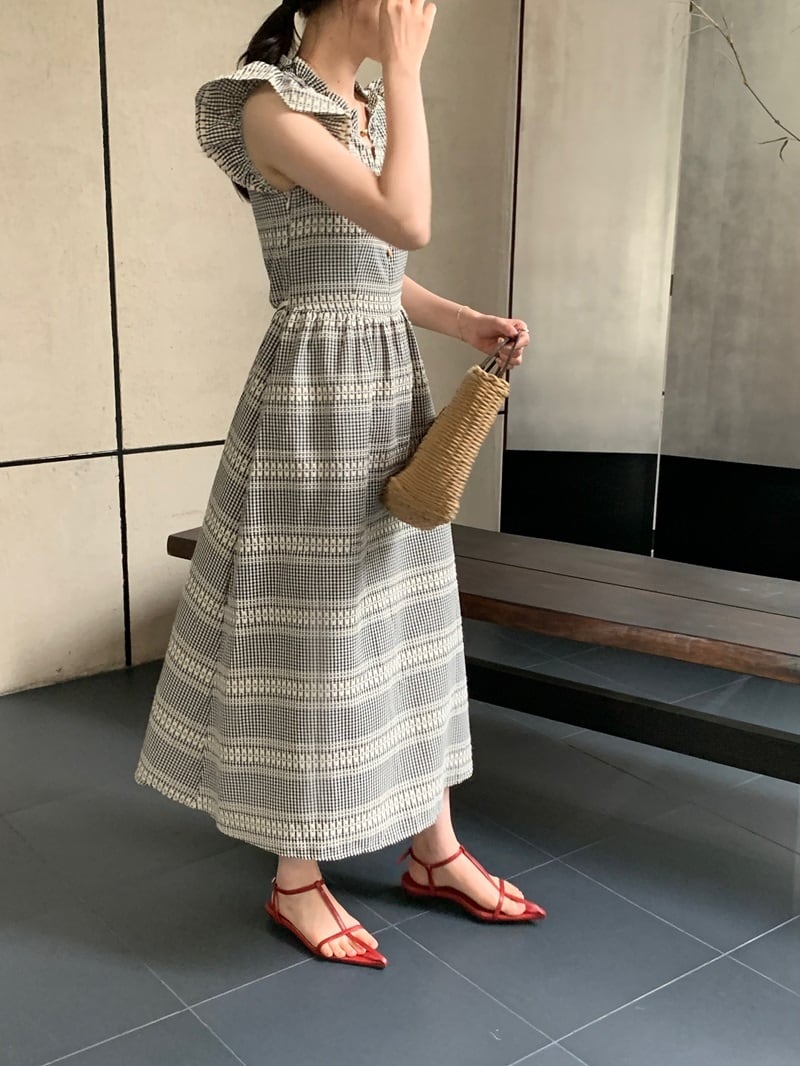 【dress】フリルワンピース　M24461