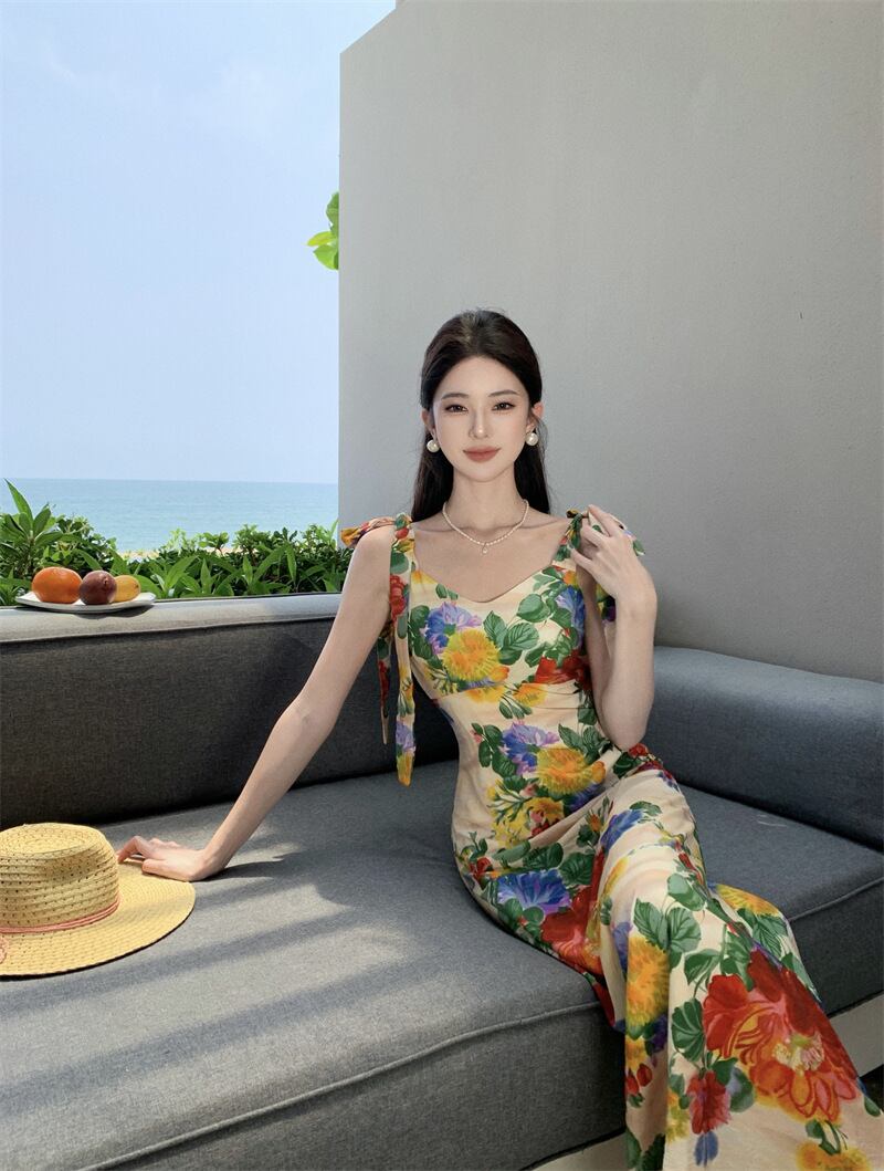 【dress】プリントキャミワンピース G21096