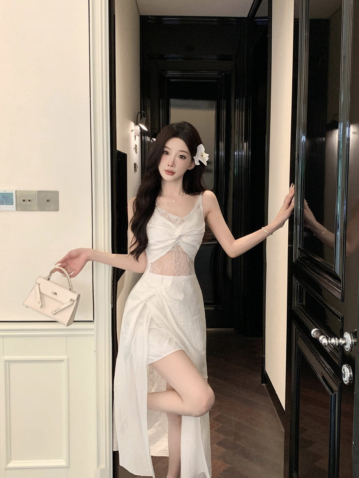 【dress】レースキャミワンピース　M25323