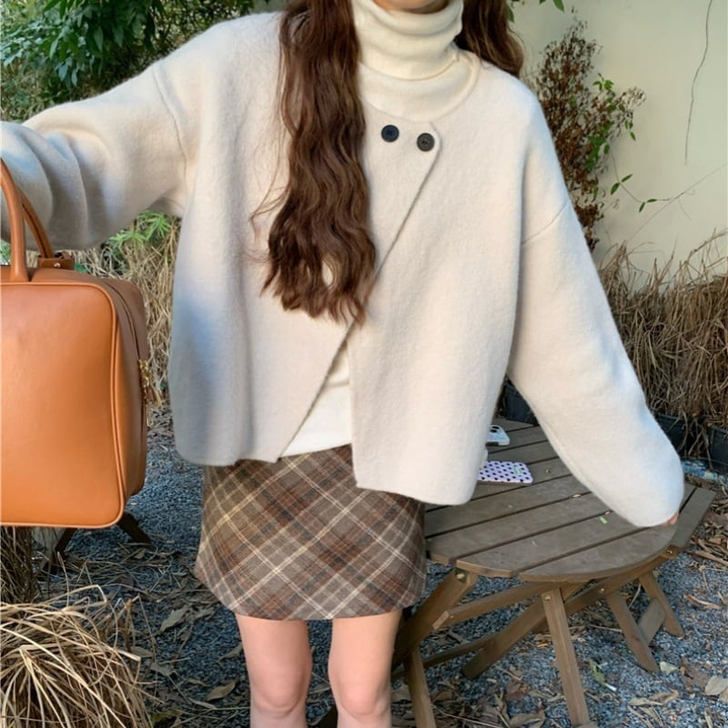 【outer】ニットコート　M25587
