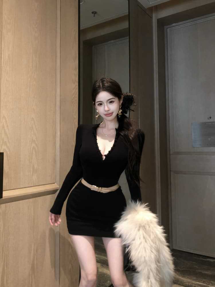 【dress】ニットワンピース　M28545