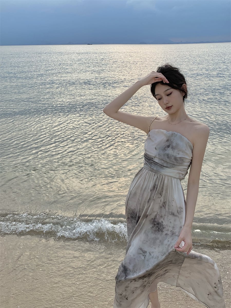 【dress】ベアトップワンピース　M25294