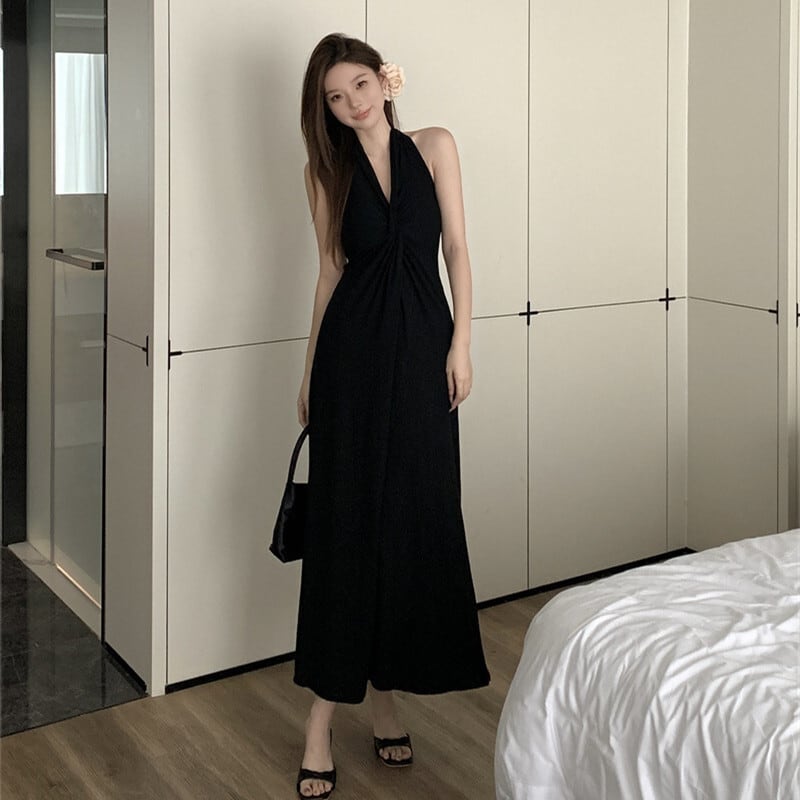 【dress】ホルターネックワンピース　M24862