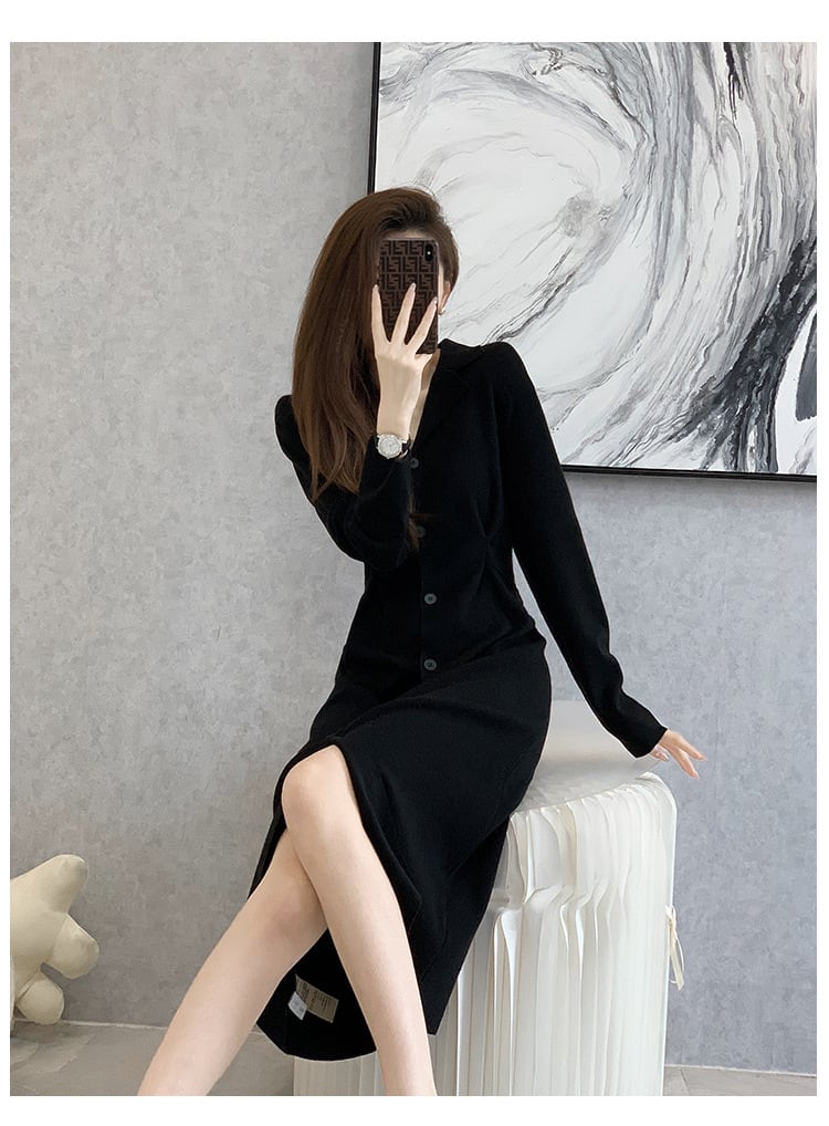【dress】ニットワンピース　M25381